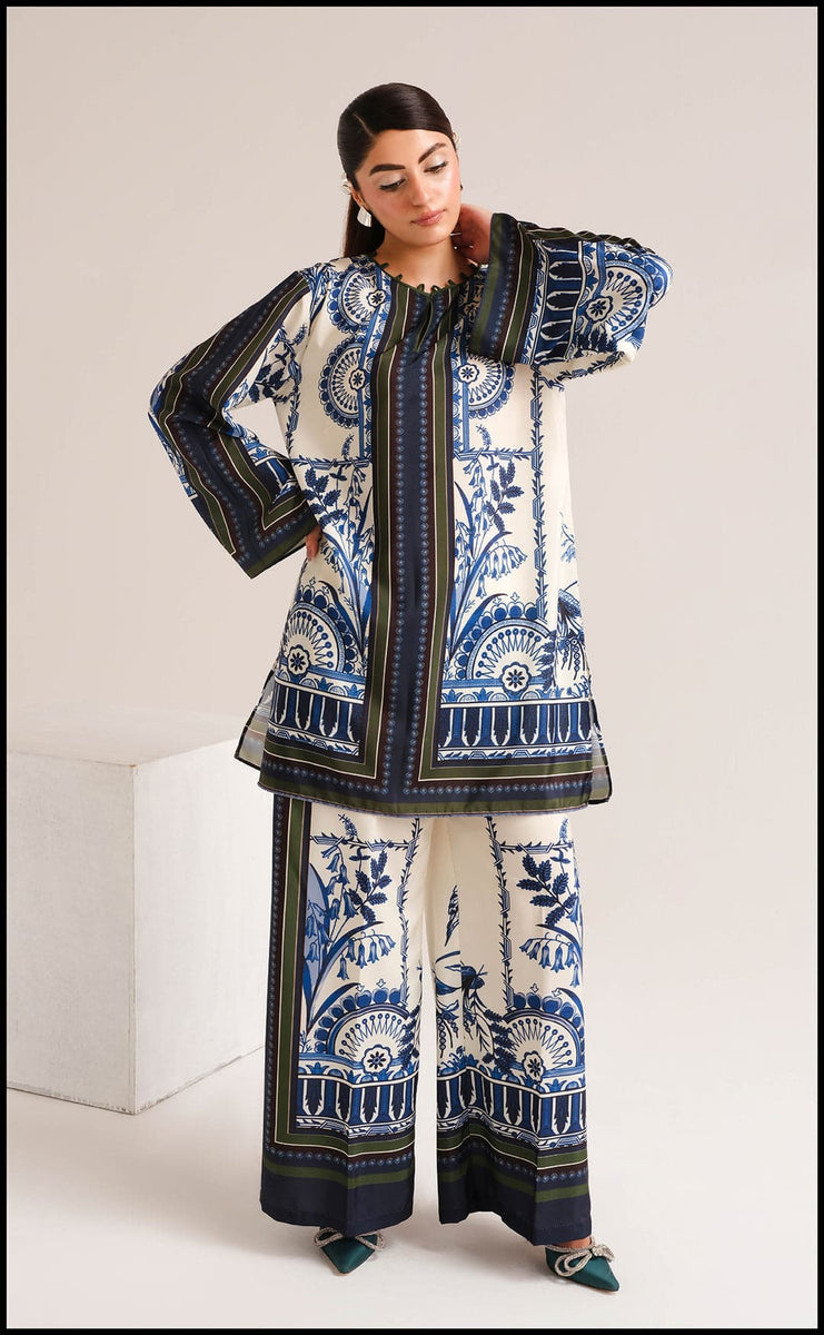 Jasmine Touch 2PC Stitched Farshi Plazo