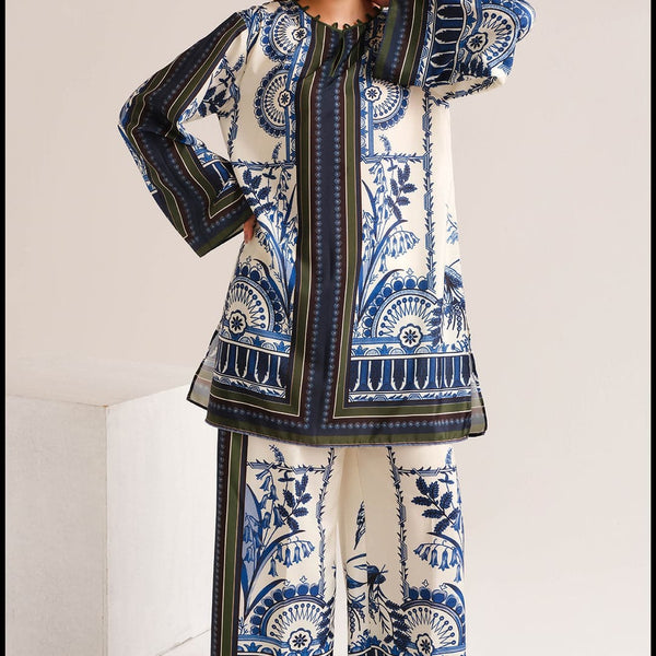 Jasmine Touch 2PC Stitched Farshi Plazo