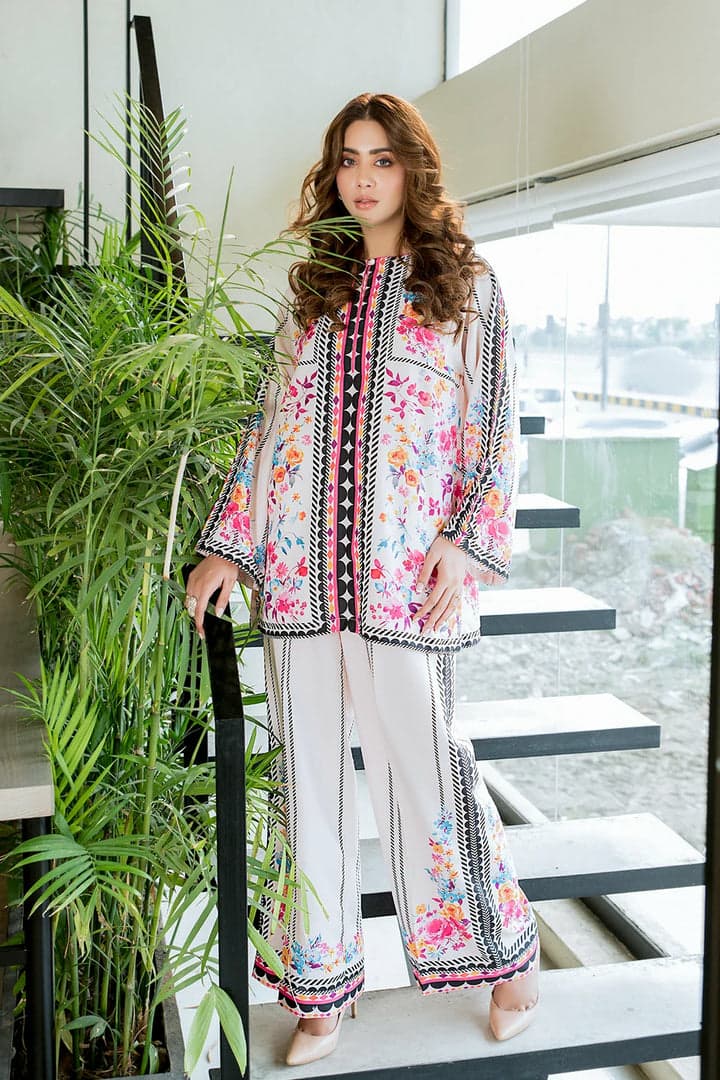 Queen Flower 2PC Stitched Farshi Plazo