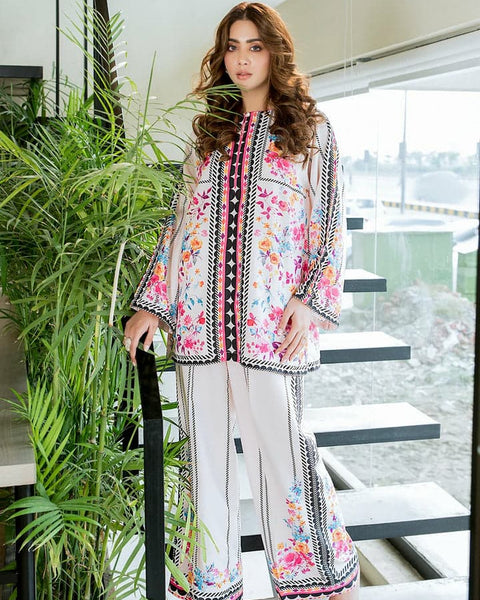 Queen Flower 2PC Stitched Farshi Plazo